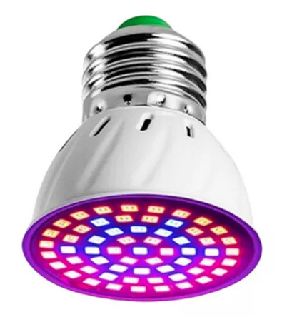 Lâmpada Led Grow Full Spectrum Para Cultivo Indoor 3w